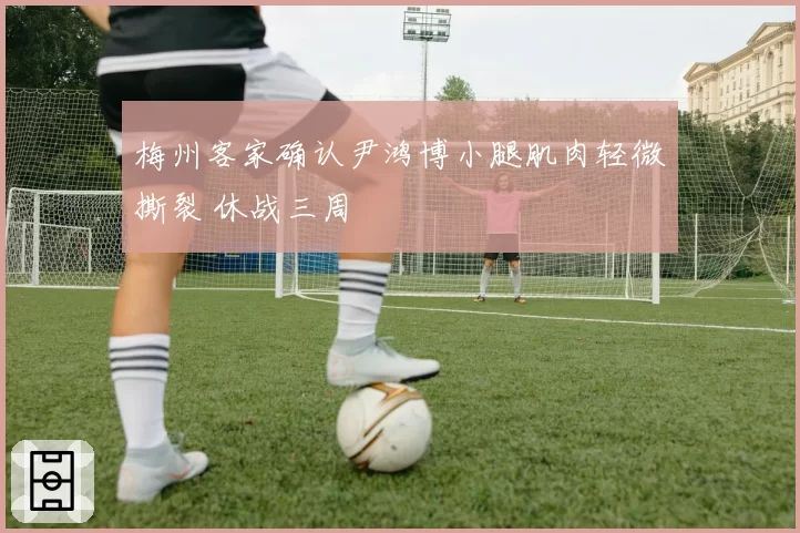 梅州客家确认尹鸿博小腿肌肉轻微撕裂 休战三周